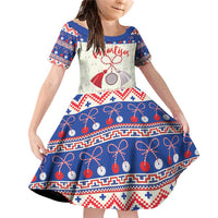 Personalized Moldova Christmas Family Matching Off Shoulder Short Dress and Hawaiian Shirt Martisor Moldova Traditional - Wonder Print Shop