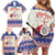 Personalized Moldova Christmas Family Matching Off Shoulder Short Dress and Hawaiian Shirt Martisor Moldova Traditional - Wonder Print Shop