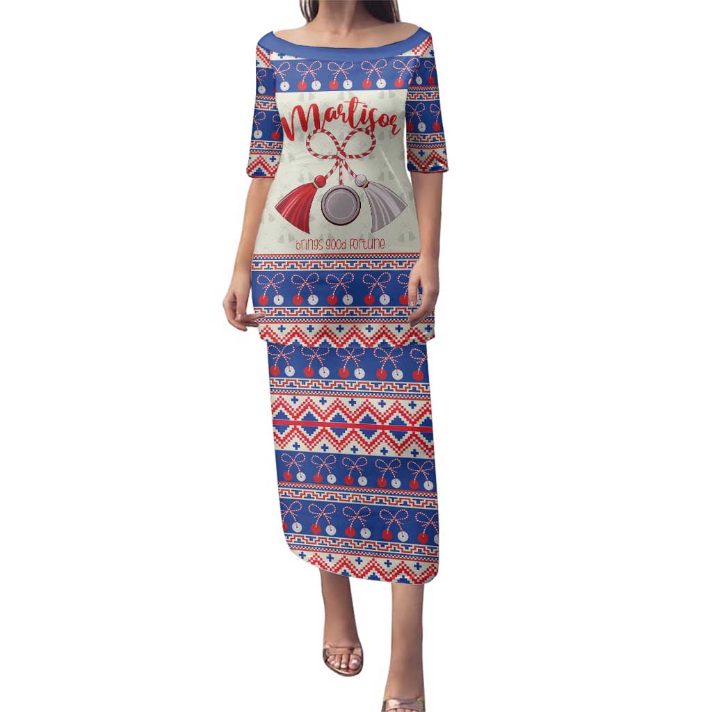 Personalized Moldova Christmas Family Matching Puletasi and Hawaiian Shirt Martisor Moldova Traditional - Wonder Print Shop