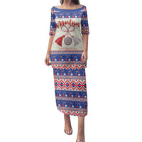 Personalized Moldova Christmas Family Matching Puletasi and Hawaiian Shirt Martisor Moldova Traditional - Wonder Print Shop