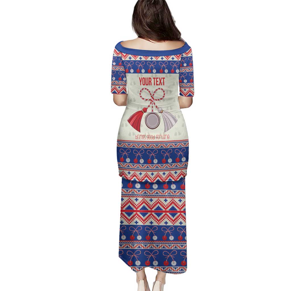 Personalized Moldova Christmas Family Matching Puletasi and Hawaiian Shirt Martisor Moldova Traditional - Wonder Print Shop