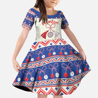 Personalized Moldova Christmas Family Matching Tank Maxi Dress and Hawaiian Shirt Martisor Moldova Traditional - Wonder Print Shop