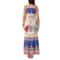 Personalized Moldova Christmas Family Matching Tank Maxi Dress and Hawaiian Shirt Martisor Moldova Traditional - Wonder Print Shop