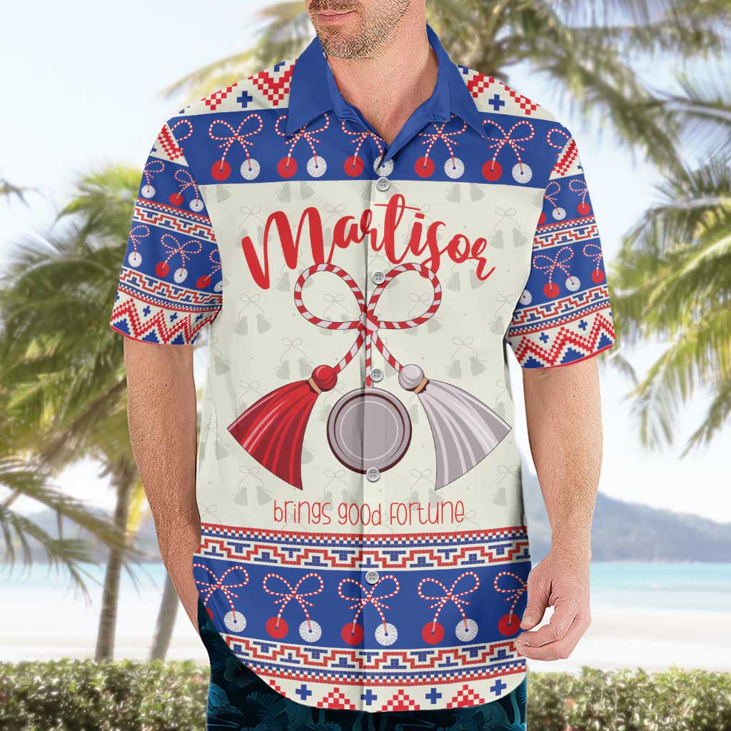 Personalized Moldova Christmas Hawaiian Shirt Martisor Moldova Traditional - Wonder Print Shop