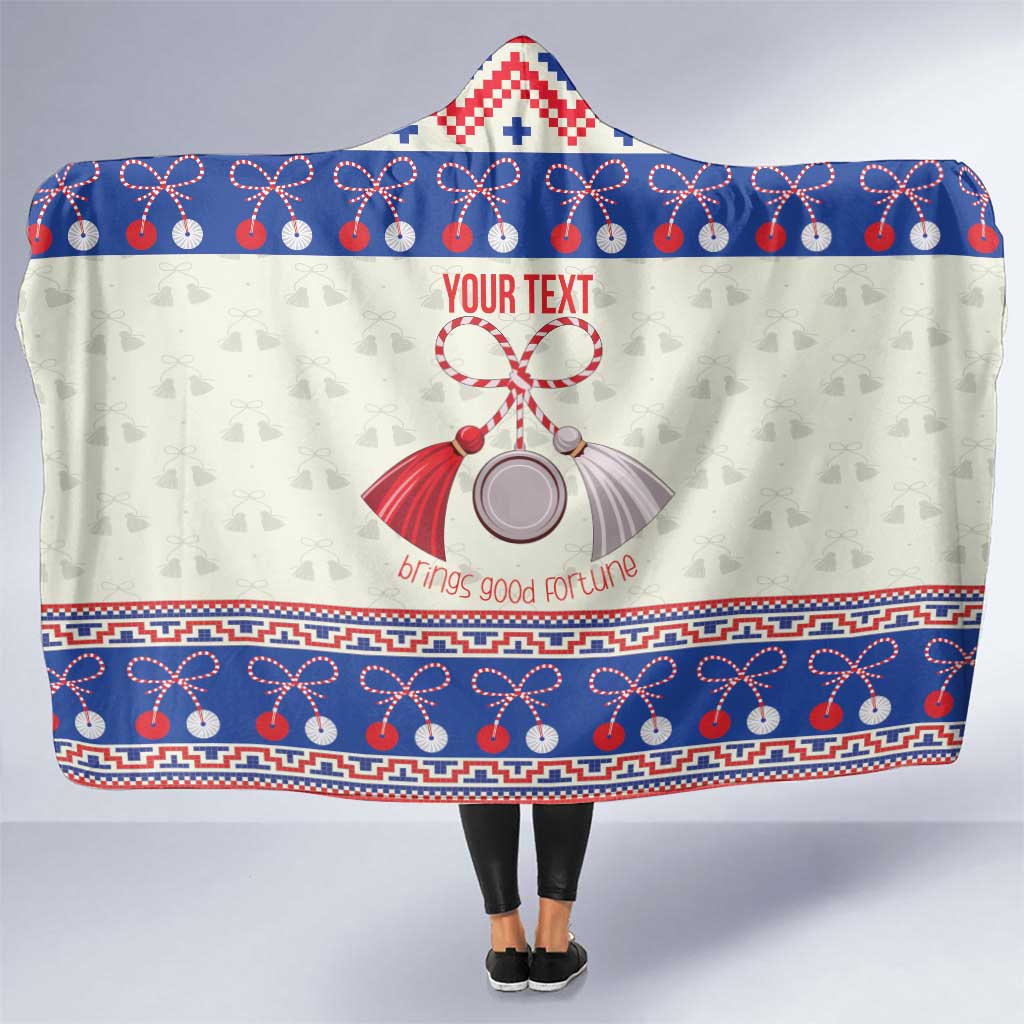 Personalized Moldova Christmas Hooded Blanket Martisor Moldova Traditional - Wonder Print Shop