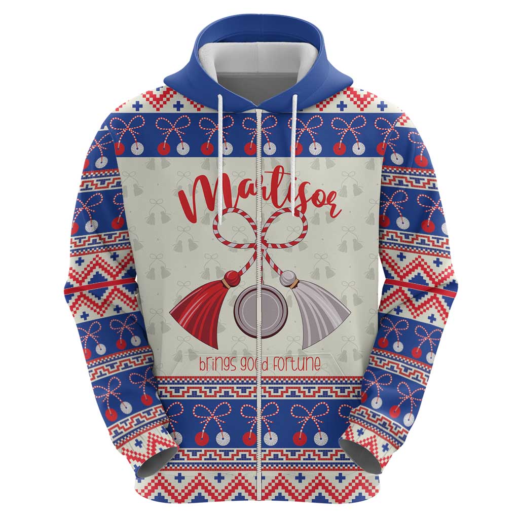 Personalized Moldova Christmas Hoodie Martisor Moldova Traditional - Wonder Print Shop