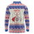 Personalized Moldova Christmas Long Sleeve Polo Shirt Martisor Moldova Traditional - Wonder Print Shop
