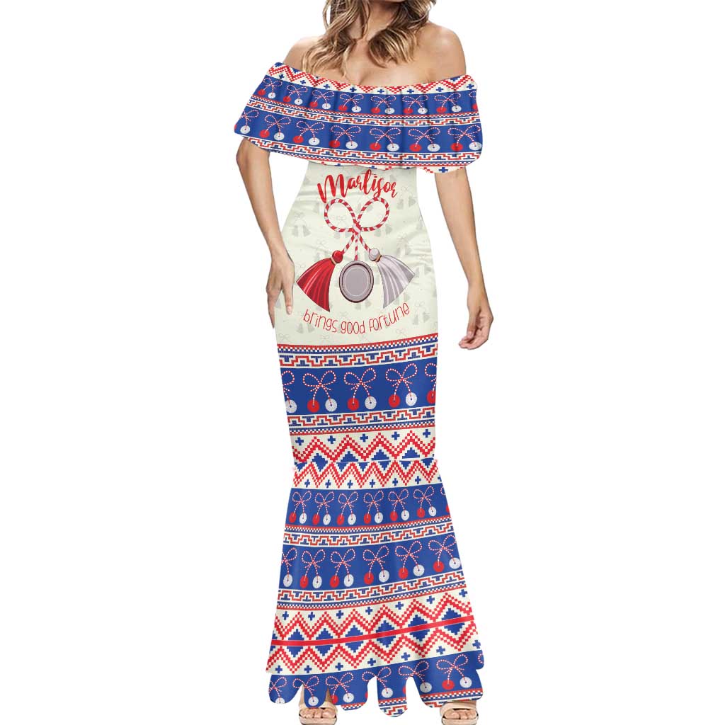 Personalized Moldova Christmas Mermaid Dress Martisor Moldova Traditional - Wonder Print Shop