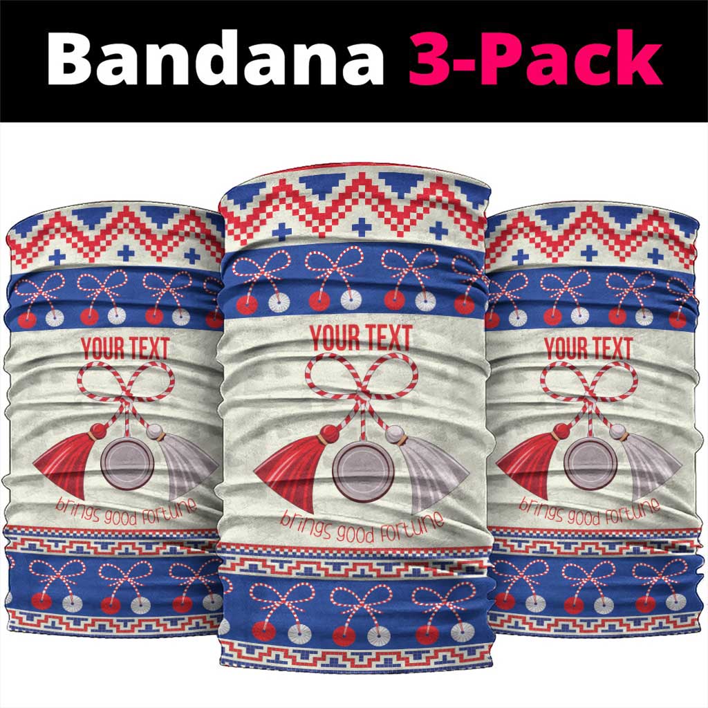Personalized Moldova Christmas Neck Gaiter Martisor Moldova Traditional - Wonder Print Shop