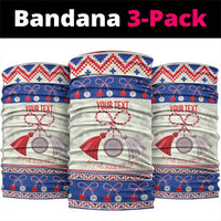 Personalized Moldova Christmas Neck Gaiter Martisor Moldova Traditional - Wonder Print Shop