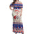 Personalized Moldova Christmas Off Shoulder Maxi Dress Martisor Moldova Traditional - Wonder Print Shop