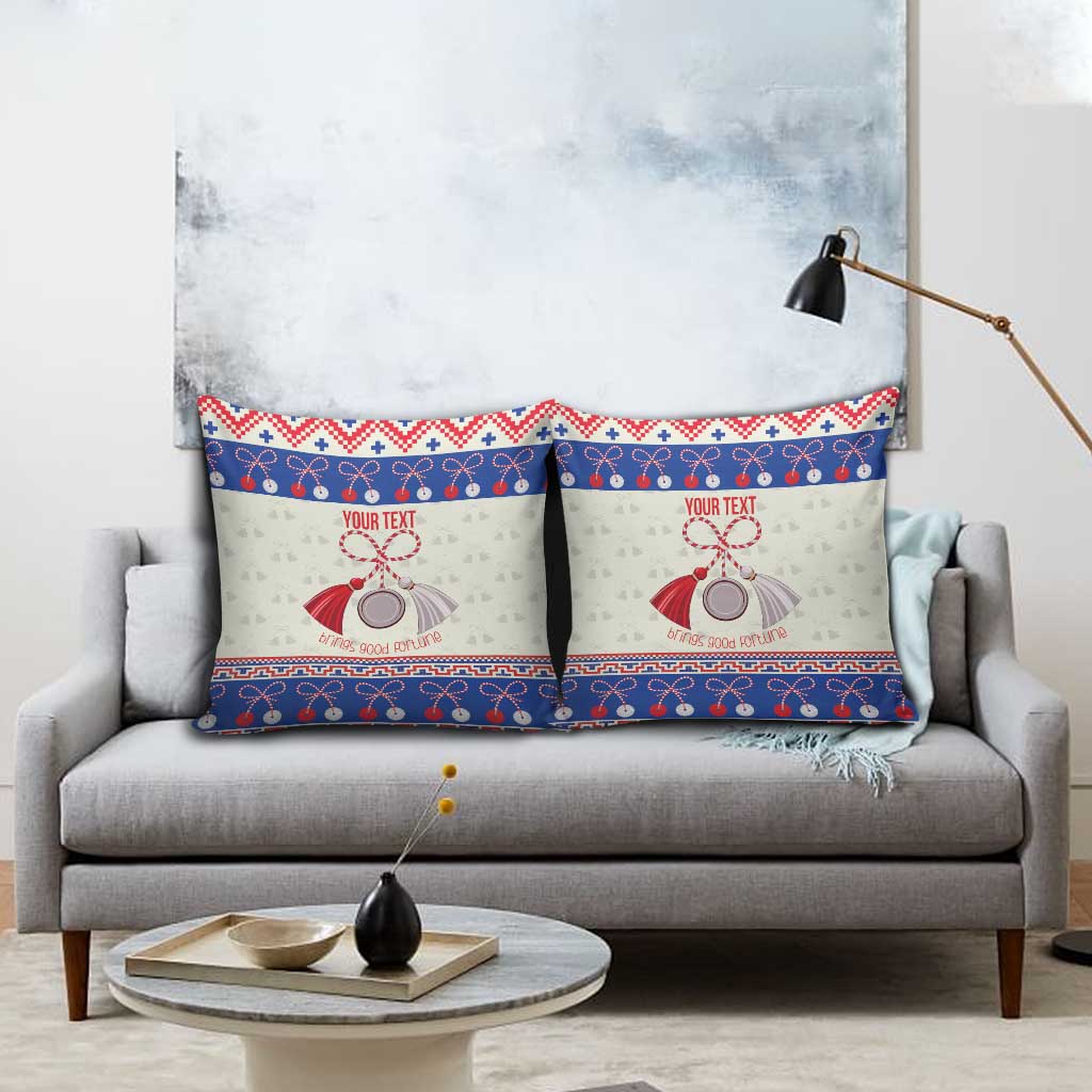 Personalized Moldova Christmas Pillow Cover Martisor Moldova Traditional - Wonder Print Shop