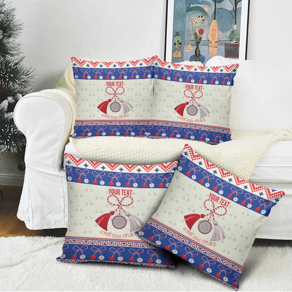 Personalized Moldova Christmas Pillow Cover Martisor Moldova Traditional - Wonder Print Shop
