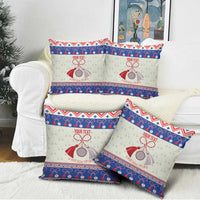 Personalized Moldova Christmas Pillow Cover Martisor Moldova Traditional - Wonder Print Shop