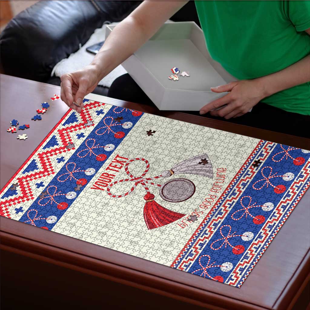 Personalized Moldova Christmas Puzzle Martisor Moldova Traditional - Wonder Print Shop