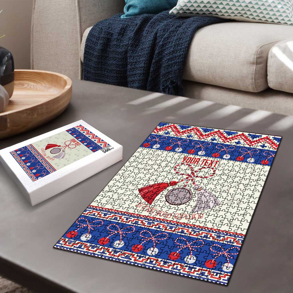 Personalized Moldova Christmas Puzzle Martisor Moldova Traditional - Wonder Print Shop