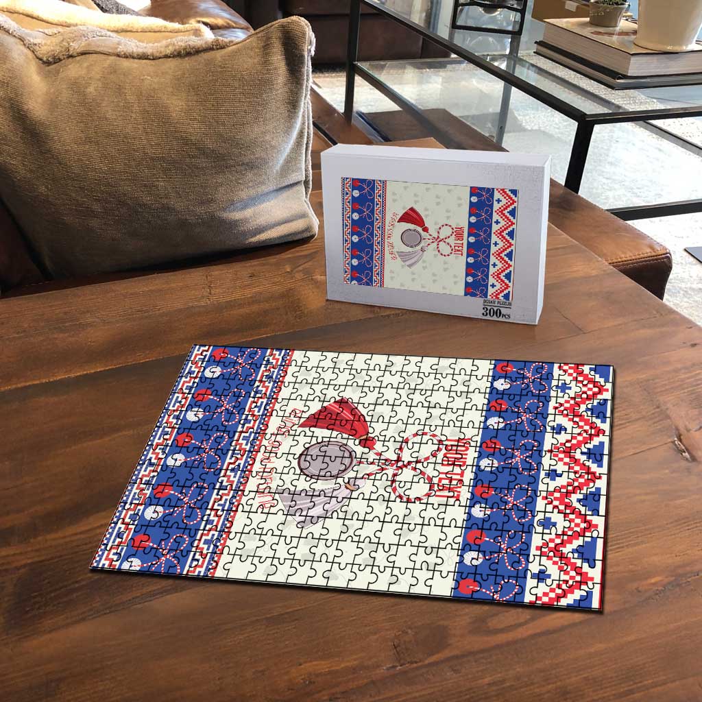 Personalized Moldova Christmas Puzzle Martisor Moldova Traditional - Wonder Print Shop