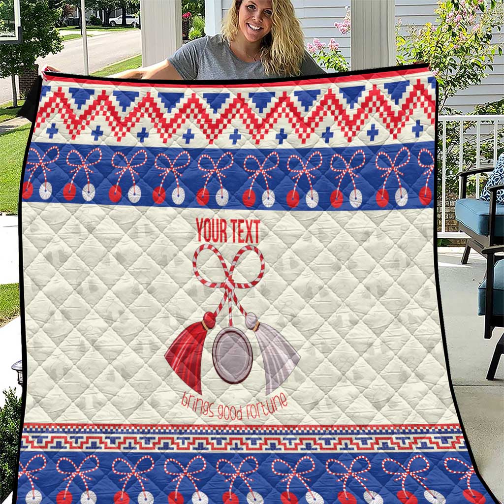 Personalized Moldova Christmas Quilt Martisor Moldova Traditional - Wonder Print Shop