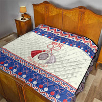 Personalized Moldova Christmas Quilt Martisor Moldova Traditional - Wonder Print Shop