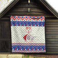 Personalized Moldova Christmas Quilt Martisor Moldova Traditional - Wonder Print Shop
