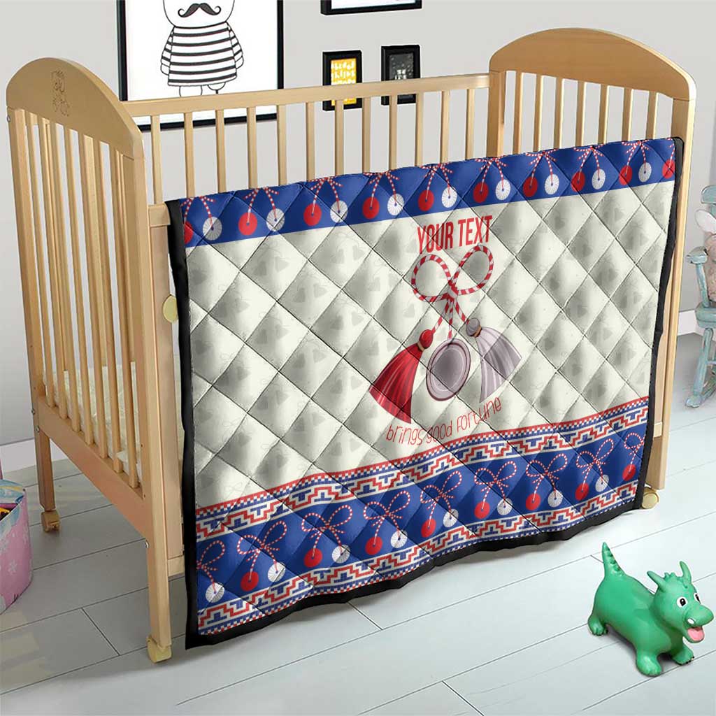 Personalized Moldova Christmas Quilt Martisor Moldova Traditional - Wonder Print Shop