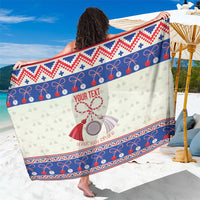 Personalized Moldova Christmas Sarong Martisor Moldova Traditional - Wonder Print Shop