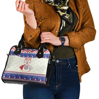 Personalized Moldova Christmas Shoulder Handbag Martisor Moldova Traditional - Wonder Print Shop