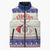 Personalized Moldova Christmas Sleeveless Puffer Jacket Martisor Moldova Traditional - Wonder Print Shop