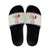 Personalized Moldova Christmas Slide Sandals Martisor Moldova Traditional - Wonder Print Shop