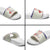 Personalized Moldova Christmas Slide Sandals Martisor Moldova Traditional - Wonder Print Shop