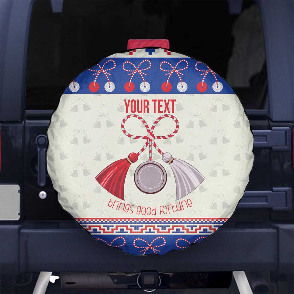 Personalized Moldova Christmas Spare Tire Cover Martisor Moldova Traditional - Wonder Print Shop