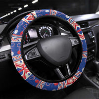 Moldova Christmas Steering Wheel Cover Martisor Moldova Traditional - Wonder Print Shop