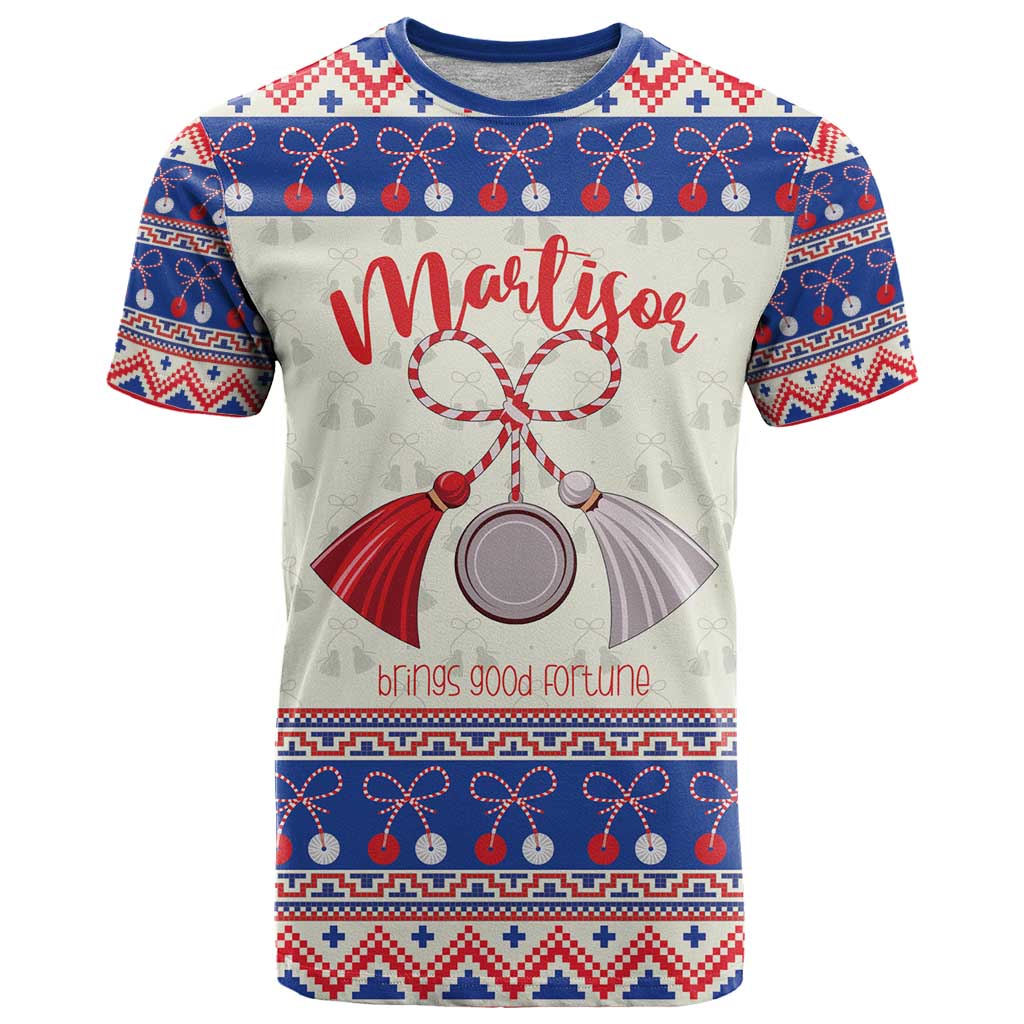 Personalized Moldova Christmas T Shirt Martisor Moldova Traditional - Wonder Print Shop