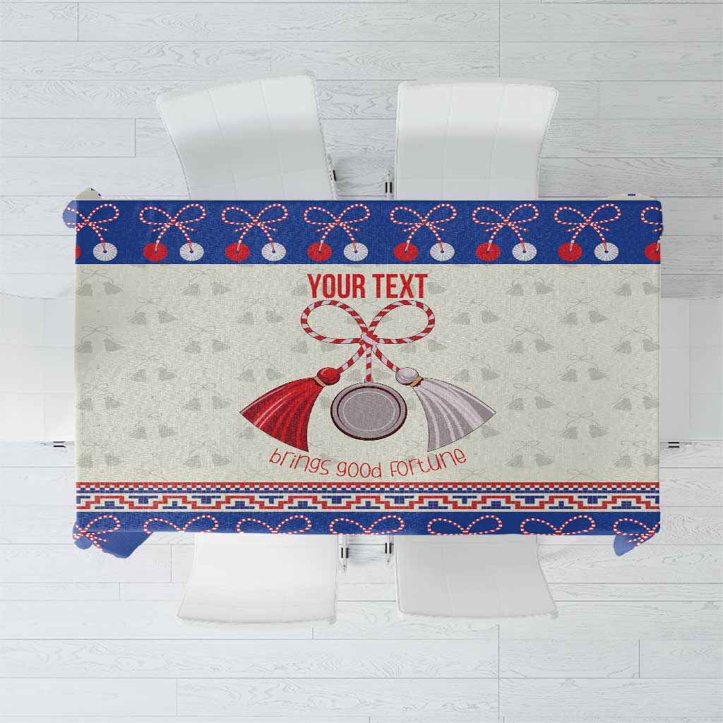 Personalized Moldova Christmas Tablecloth Martisor Moldova Traditional - Wonder Print Shop