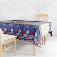 Personalized Moldova Christmas Tablecloth Martisor Moldova Traditional - Wonder Print Shop