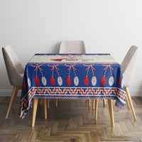 Personalized Moldova Christmas Tablecloth Martisor Moldova Traditional - Wonder Print Shop