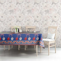 Personalized Moldova Christmas Tablecloth Martisor Moldova Traditional - Wonder Print Shop