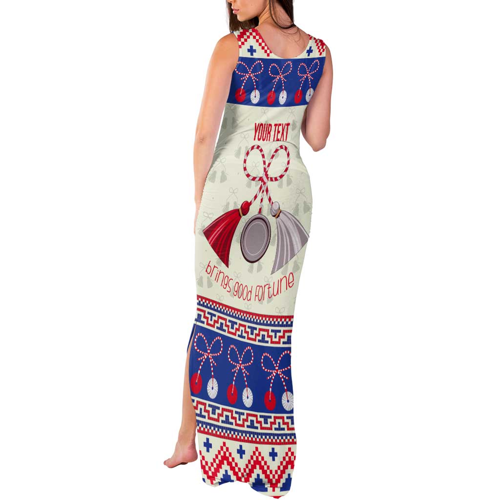 Personalized Moldova Christmas Tank Maxi Dress Martisor Moldova Traditional - Wonder Print Shop