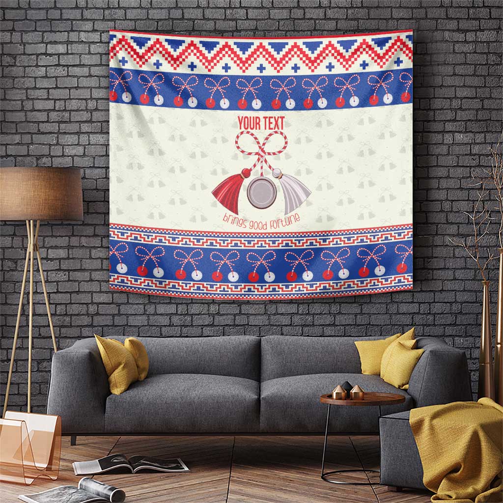 Personalized Moldova Christmas Tapestry Martisor Moldova Traditional - Wonder Print Shop