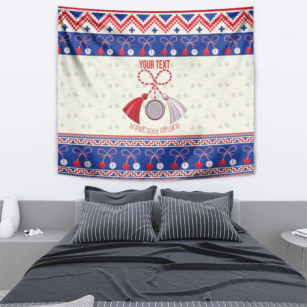 Personalized Moldova Christmas Tapestry Martisor Moldova Traditional - Wonder Print Shop