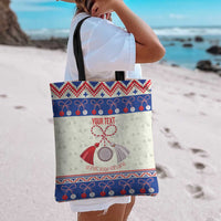 Personalized Moldova Christmas Tote Bag Martisor Moldova Traditional - Wonder Print Shop