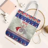 Personalized Moldova Christmas Tote Bag Martisor Moldova Traditional - Wonder Print Shop