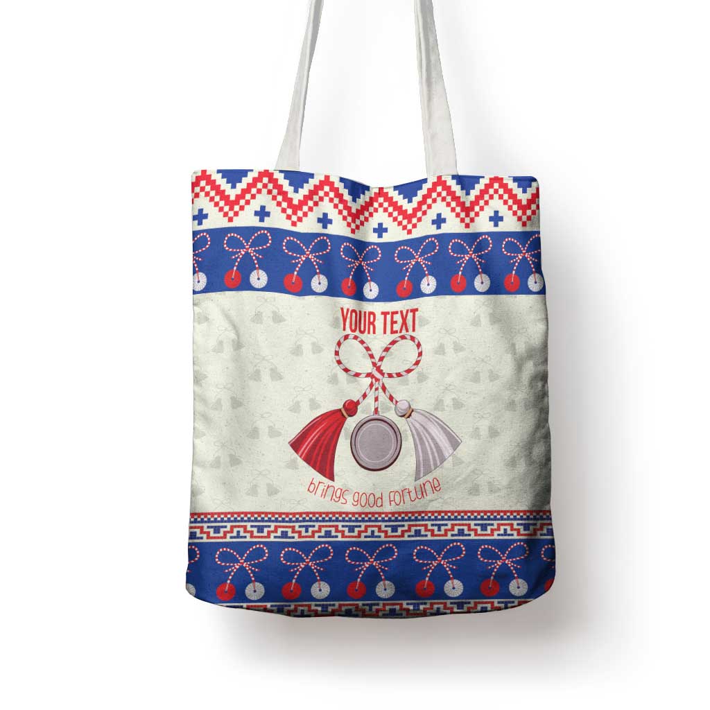 Personalized Moldova Christmas Tote Bag Martisor Moldova Traditional - Wonder Print Shop