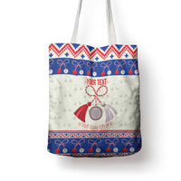 Personalized Moldova Christmas Tote Bag Martisor Moldova Traditional - Wonder Print Shop