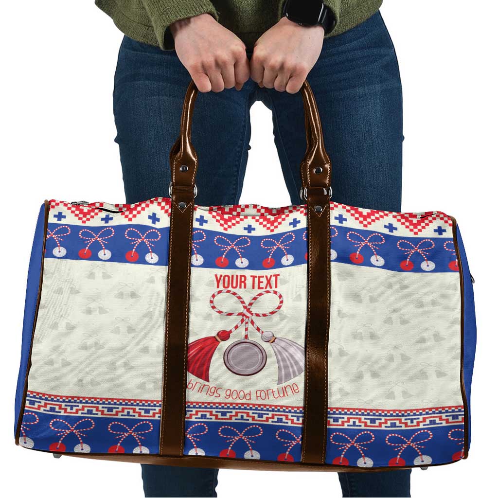 Personalized Moldova Christmas Travel Bag Martisor Moldova Traditional - Wonder Print Shop