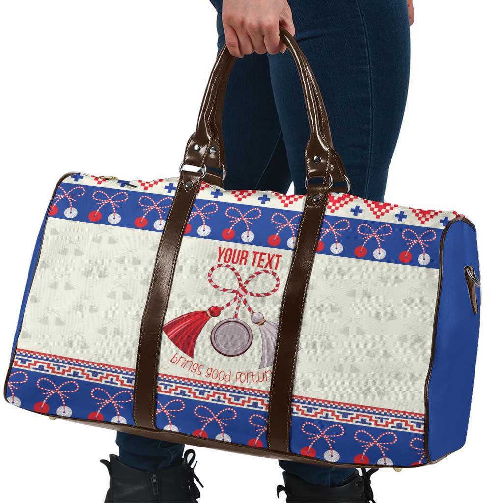 Personalized Moldova Christmas Travel Bag Martisor Moldova Traditional - Wonder Print Shop
