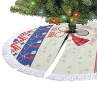Personalized Moldova Christmas Tree Skirt Martisor Moldova Traditional - Wonder Print Shop