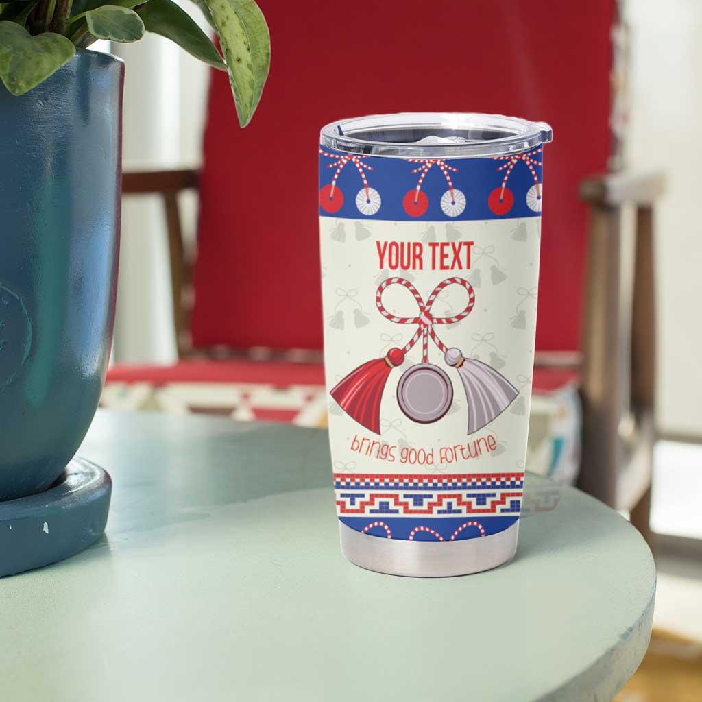 Personalized Moldova Christmas Tumbler Cup Martisor Moldova Traditional - Wonder Print Shop