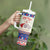 Personalized Moldova Christmas Tumbler With Handle Martisor Moldova Traditional - Wonder Print Shop