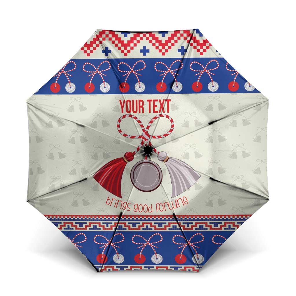 Personalized Moldova Christmas Umbrella Martisor Moldova Traditional - Wonder Print Shop
